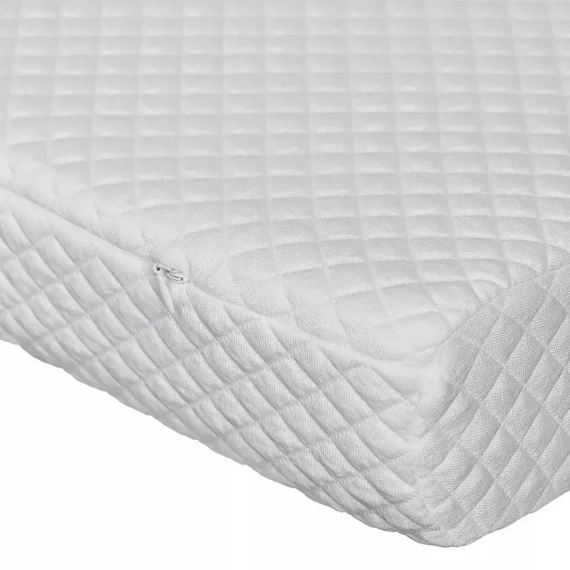 Ortopēdiskais kakla spilvens ActionMed CERVICAL MED PILLOW PO100AM — putu pildījums, 550×360×120 mm, mazgājams pārvalks, balts