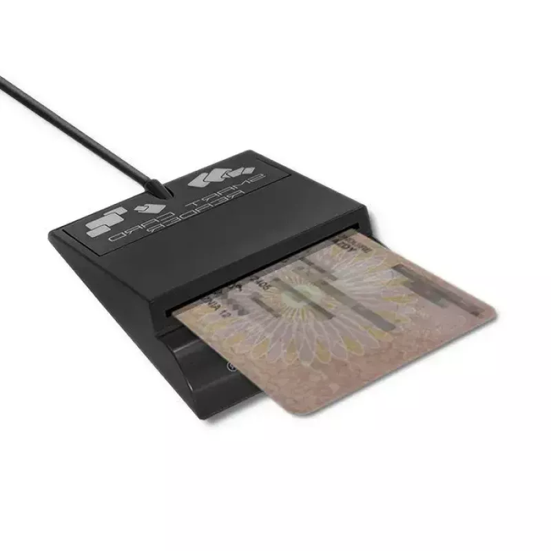 Karšu lasītājs QOLTEC Smart ID Card Reader Intelligenst Model 50636 USB Type C