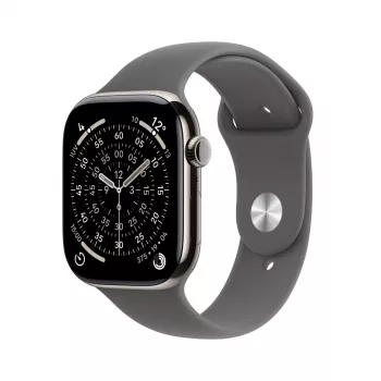 Apple Watch Series 11 GPS + Cellular 42mm dabīga titāna korpuss