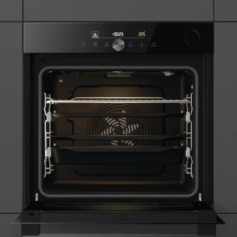 Gorenje G600 Elektrisk ugn BPSA6747DGWI RAL9005, liela, elektriska, 77 L, 3500 W, 77 L, 2300 W