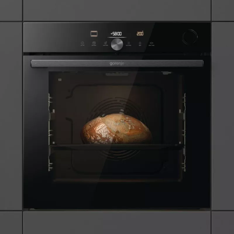 Gorenje G600 Elektrisk ugn BPSA6747DGWI RAL9005, liela, elektriska, 77 L, 3500 W, 77 L, 2300 W