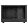 PC korpuss DeepCool CH260 Micro Tower Melns — Micro-ATX/Mini-ITX, rūdītais stikls, USB-C, maks. GPU 413 mm