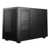 PC korpuss DeepCool CH260 Micro Tower Melns — Micro-ATX/Mini-ITX, rūdītais stikls, USB-C, maks. GPU 413 mm