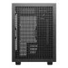 PC korpuss DeepCool CH260 Micro Tower Melns — Micro-ATX/Mini-ITX, rūdītais stikls, USB-C, maks. GPU 413 mm