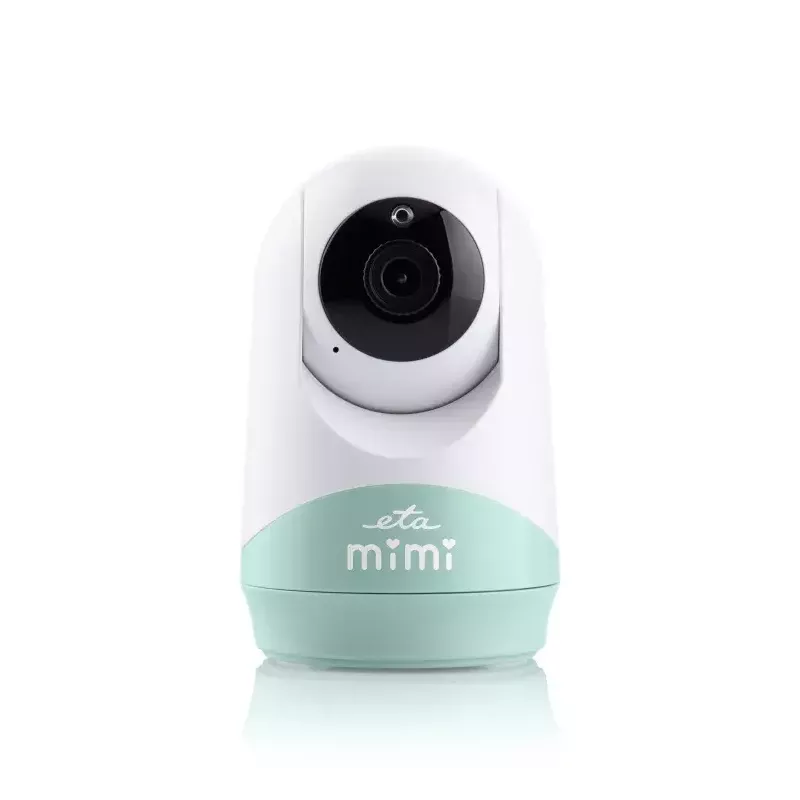 Bērnu monitors ETA ETA530690000 ar lokāmu kameru, balts/zaļš, attālināta vizuālā uzraudzība
