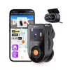 Automašīnas videoreģistrators VANTRUE S1PRO MAX — kompakts 2 kanālu reģistrators, 3840×2160 F/1.8, 155° galvenais, Wi‑Fi, GPS, 2 collu displejs, stāvēšanas režīms, microSD līdz 1 TB