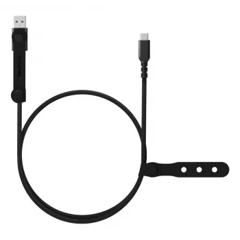 USB kabelis Fairphone ACCABL-2CC-WW1 USB 2.0 1 m USB C melns