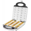 Unold 48360 vafeļu dzelzs 24 vafeļu 1400 W Nerūsējošais tērauds, Balts
