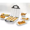 Unold 48360 vafeļu dzelzs 24 vafeļu 1400 W Nerūsējošais tērauds, Balts