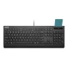 Tastatūra Lenovo Smartcard II, vadu, igauņu, melna, USB-A, virzuļa slēdzis
