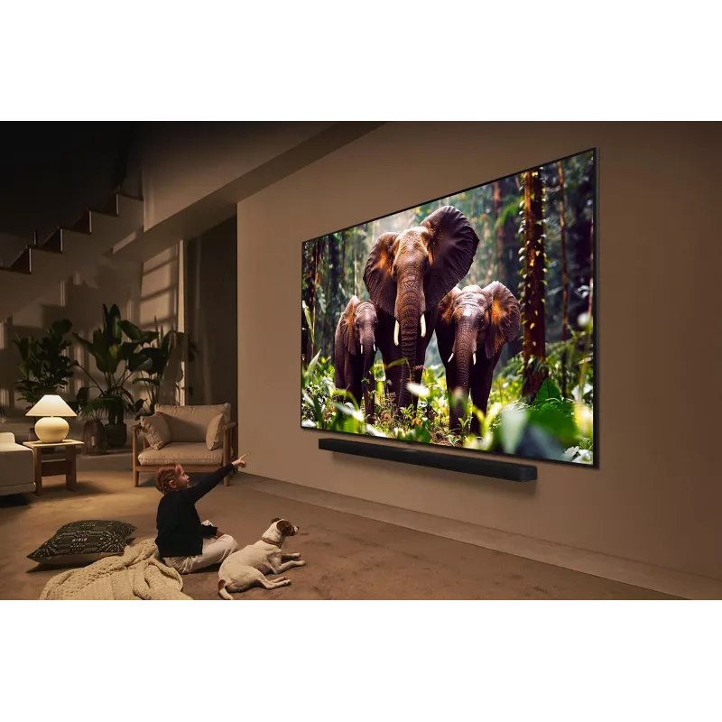 TV LG QNED 55QNED87A3B 139.7 cm (55 collas) 4K Ultra HD QNED Mini LED viedais televizors Wi‑Fi Ethernet DVB‑T/T2/C/S/S2 melns