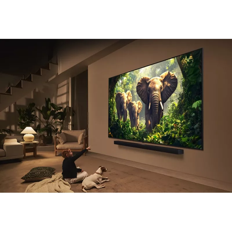 TV LG QNED 55QNED87A3B 139.7 cm (55 collas) 4K Ultra HD QNED Mini LED viedais televizors Wi‑Fi Ethernet DVB‑T/T2/C/S/S2 melns
