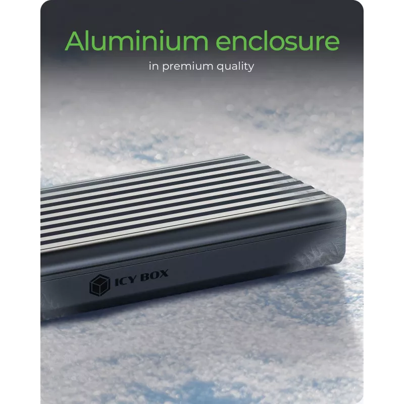 ICY BOX IB-1917M-C32a SSD korpuss Melns M.2