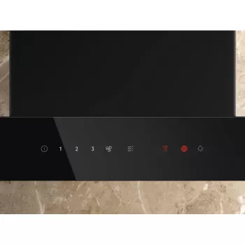 Electrolux LFT816K Sienas stiprināms tvaika nosūcējs melnā krāsā 600 m³/h