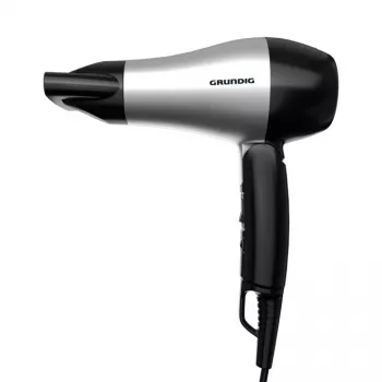 Grundig HD 2200 matu žāvētājs 1200 W Melns, Sudraba