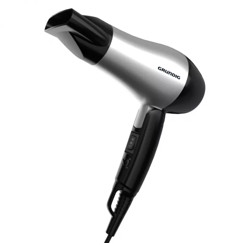 Grundig HD 2200 matu žāvētājs 1200 W Melns, Sudraba