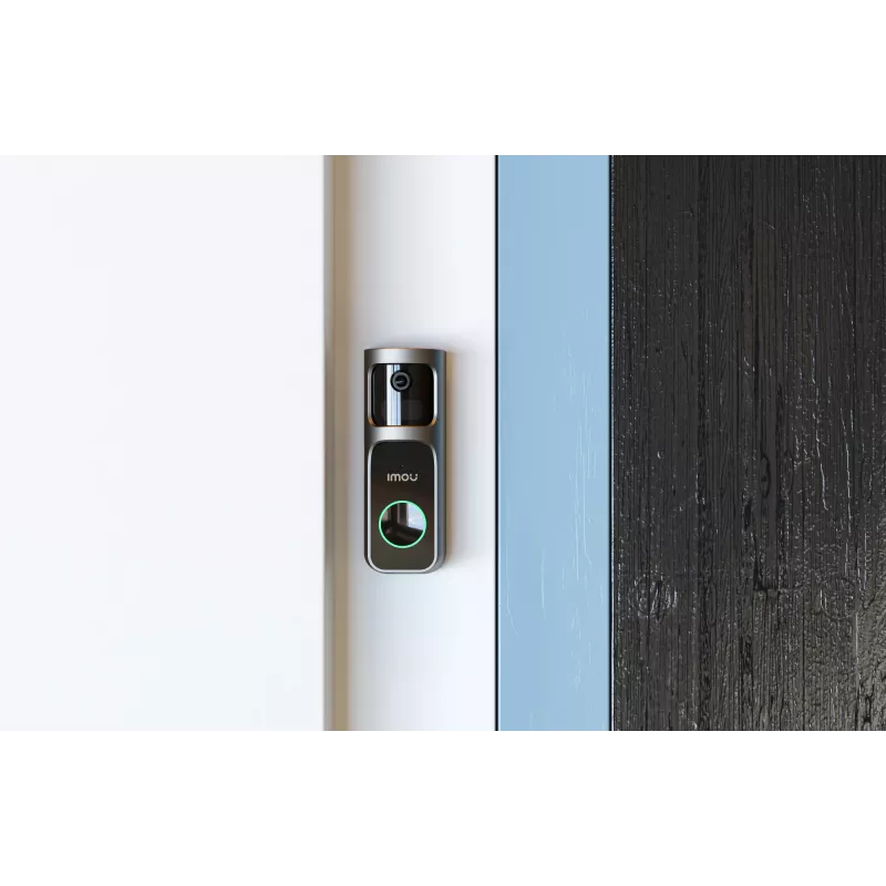 Imou Doorbell 2S Kit Melns 3 MP Bezvadu stiprinājums pie sienas