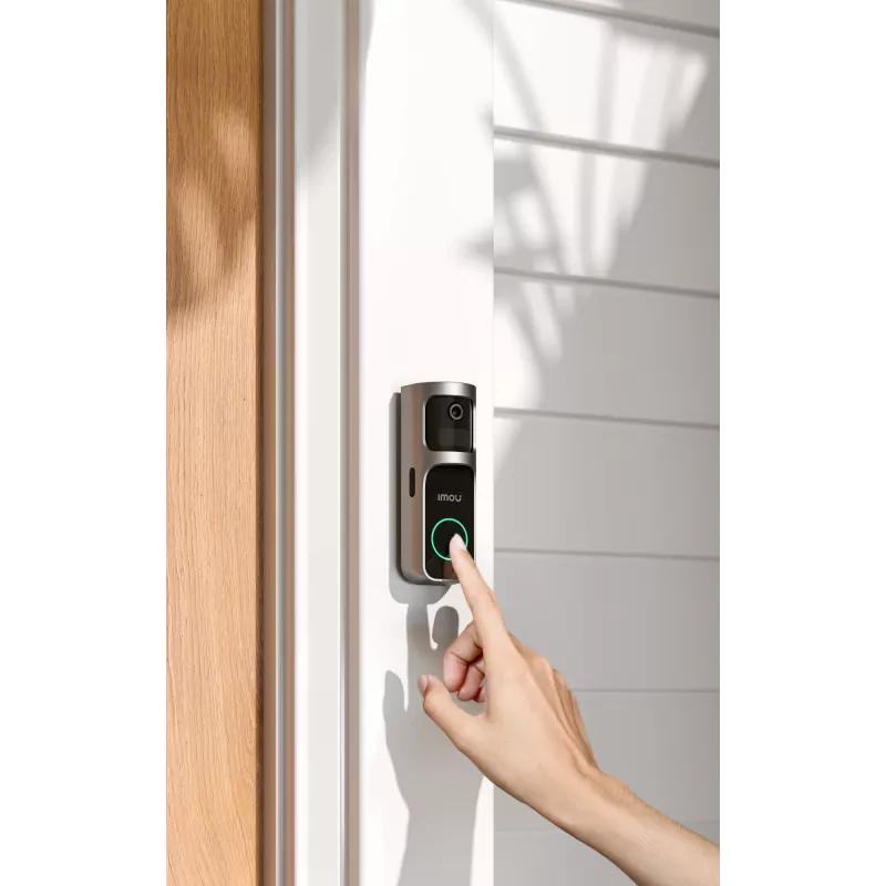 Imou Doorbell 2S Kit Melns 3 MP Bezvadu stiprinājums pie sienas
