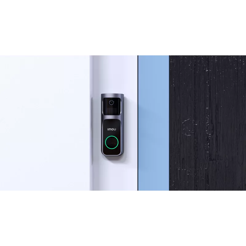 Imou Doorbell 2S Kit Melns 3 MP Bezvadu stiprinājums pie sienas
