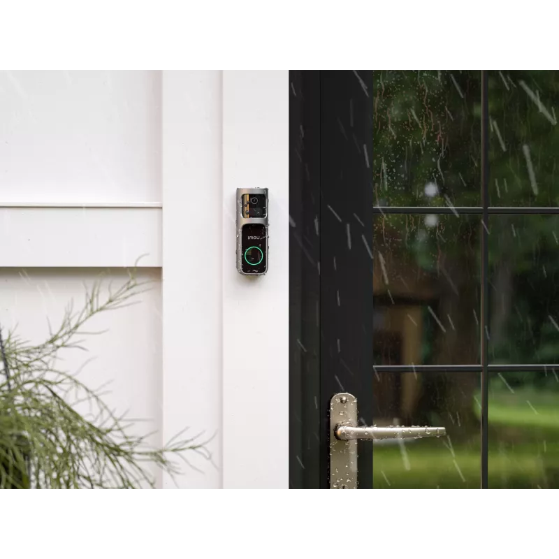 Imou Doorbell 2S Kit Melns 3 MP Bezvadu stiprinājums pie sienas