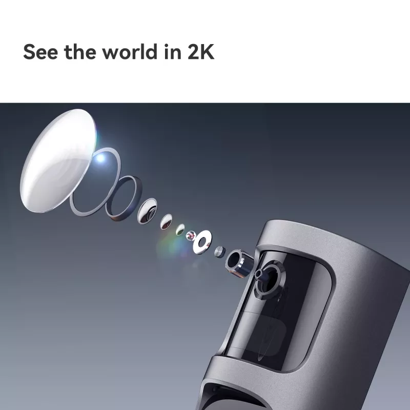 Imou Doorbell 2S Kit Melns 3 MP Bezvadu stiprinājums pie sienas