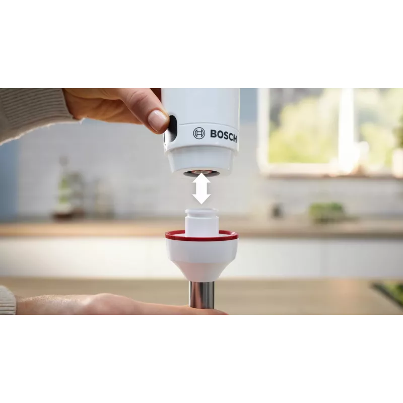 Bosch Serie 4 MSM4W210 blenderis 0,6 L Iegremdējamais blenderis 600 W Melns, Balts