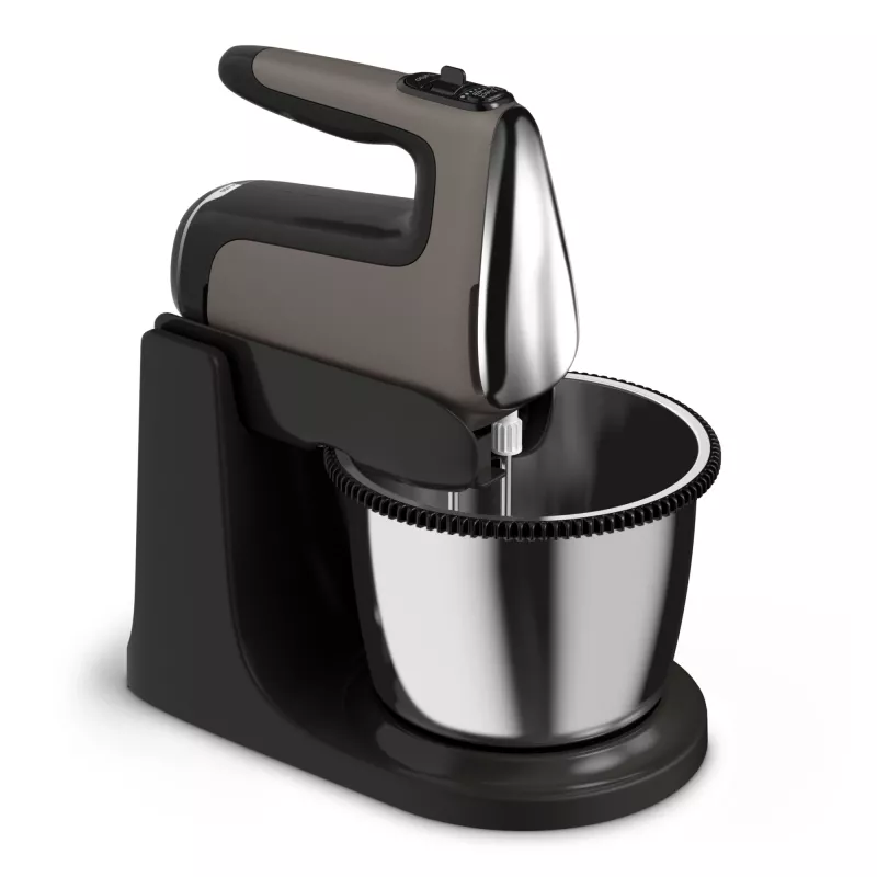 Tefal Powermix Silence HT654E38 rokas mikseris ar statīva bļodu 600 W pelēks/melns