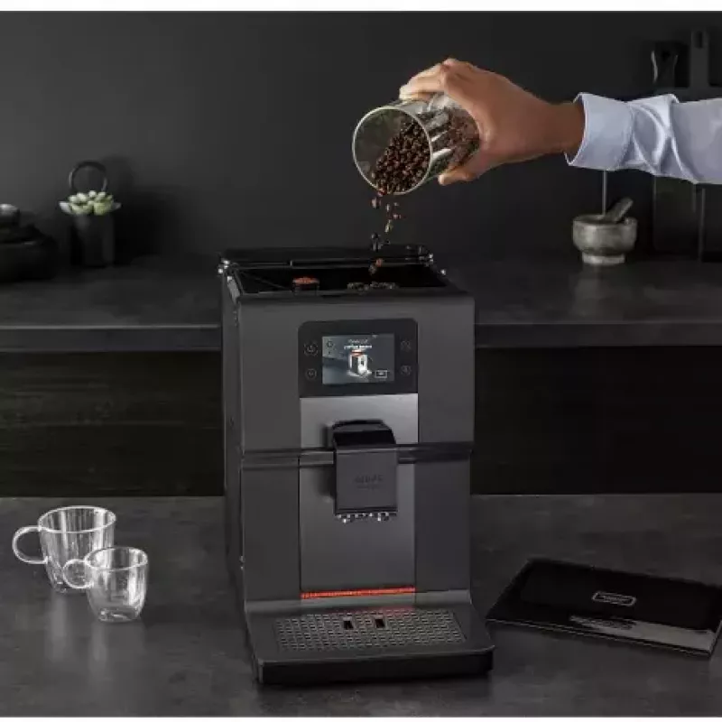 Espresso kafijas automāts KRUPS EA875U 3 L ūdens tvertne, 250 g pupiņu tvertne, Thermoblock, 1450 W