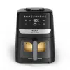 Tefal Easy Fry Silence EY5568E0 fritieris Vienvietīgs 5 l Brīvi stāvošs Karstā gaisa fritieris Melns, Nerūsējošais tērauds