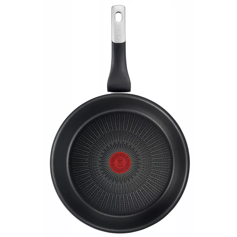 Panna Tefal Unlimited G2550672 — universāla apaļa panna 28 cm, alumīnijs, nepiedegoša, Thermo-Spot