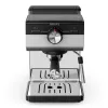 Espresso kafijas automāts KRUPS XP384E10 — pusautomātisks, 2 l ūdens tvertne, 2 krūzīšu ietilpība, melns/nerūsējošais tērauds