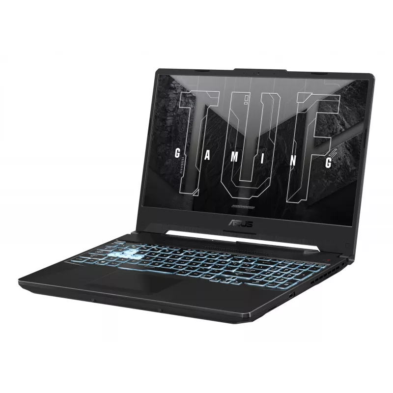 Portatīvais dators ASUS TUF Gaming A15 FA506NCG — AMD Ryzen 7 7445HS, 15,6 collu FHD, 16 GB DDR5, 512 GB SSD, RTX 3050, Win11 Home, melns