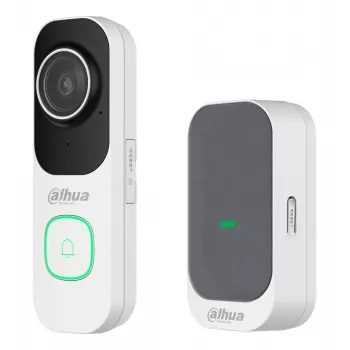 Dahua Technology VDKP01-WG durvju zvana komplekts Melns, pelēka, balta