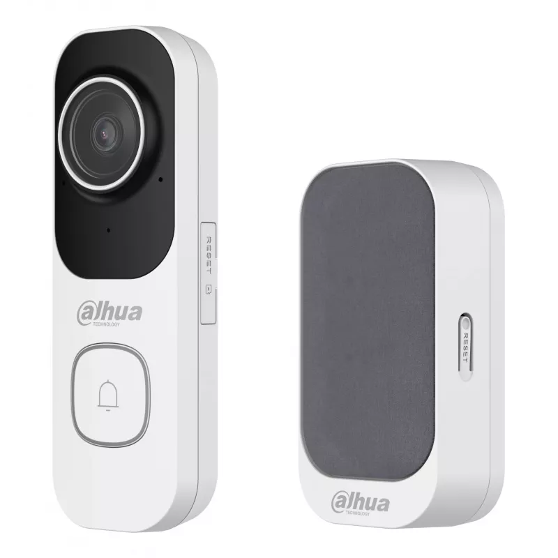 Dahua Technology VDKP01-WG durvju zvana komplekts Melns, pelēka, balta