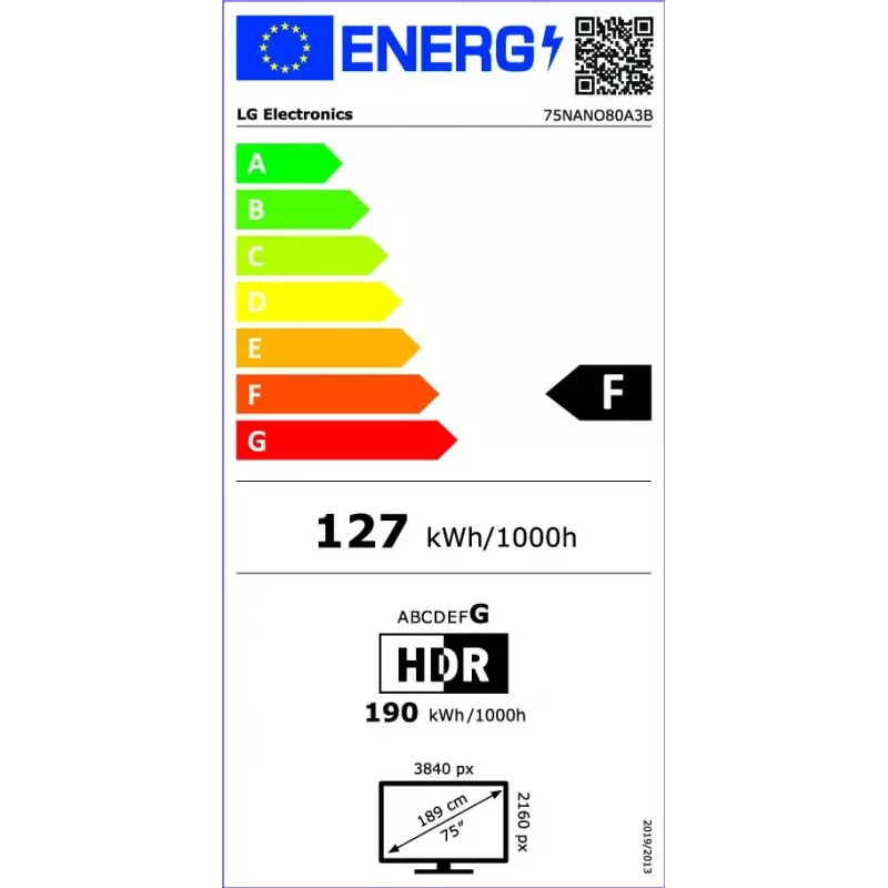 LG NanoCell AI NANO80 75NANO80A3B televizors 190,5 cm (75 collas) 4K Ultra HD viedais televizors Wi-Fi melns