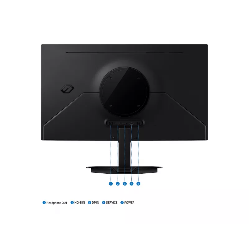 Samsung LS27FG500SUXEN datora monitors 68,6 cm (27 collas) 2560 x 1440 pikseļi Quad HD OLED melns
