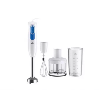 Braun MultiQuick 2 MQ20236MWH 0,5 L iegremdējamais blenderis 600 W zils, balts