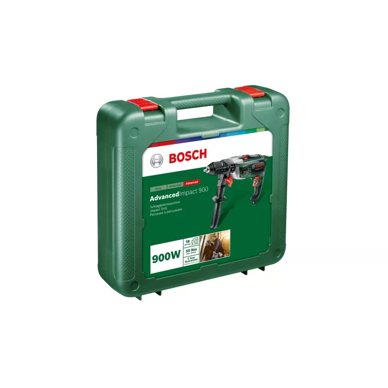 Bosch AdvancedImpact 900 2850 RPM Keyless 2.6 kg melna, zaļa, pelēka