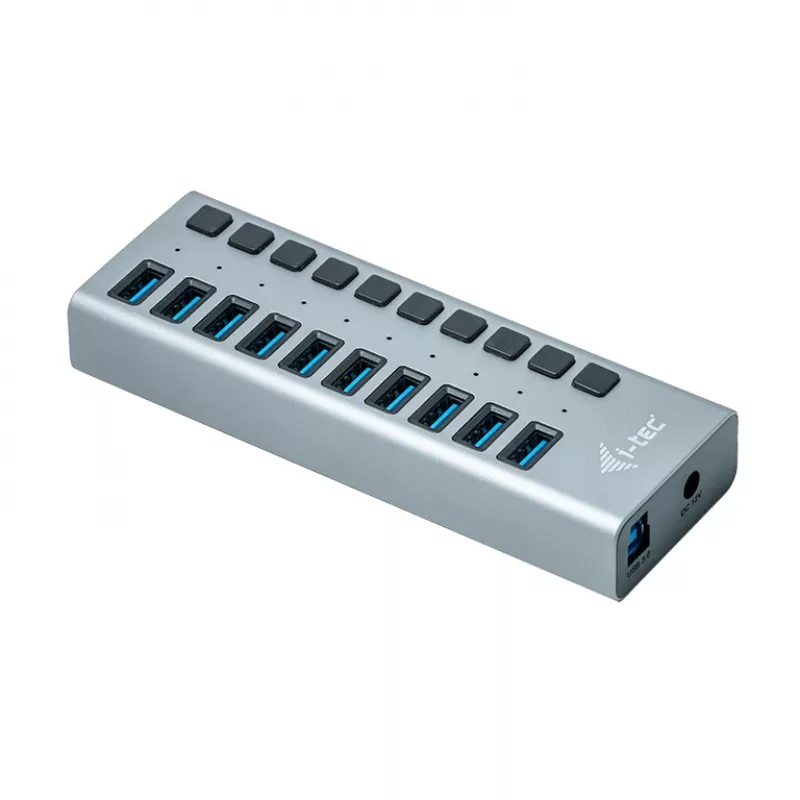 i-tec USB 3.0 uzlādes HUB 10 porti + Strāvas adapteris 48 W