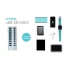 i-tec USB 3.0 uzlādes HUB 10 porti + Strāvas adapteris 48 W