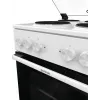 Gorenje GE5A21WH plīts Brīvi stāvoša plīts Elektriskā Čuguna riņķi Balta