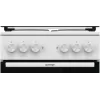 Gorenje GE5A21WH plīts Brīvi stāvoša plīts Elektriskā Čuguna riņķi Balta