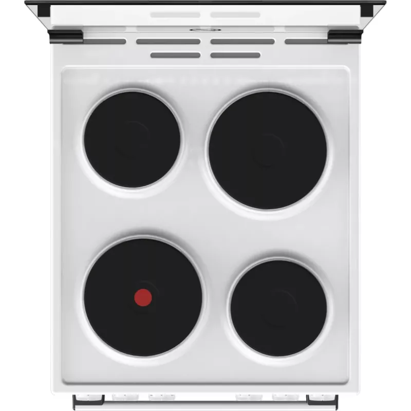 Gorenje GE5A21WH plīts Brīvi stāvoša plīts Elektriskā Čuguna riņķi Balta