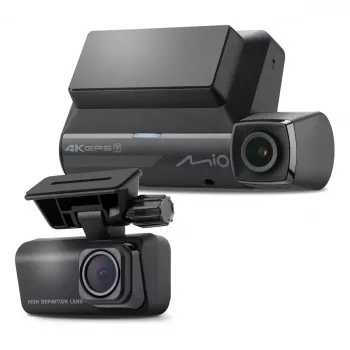 Video reģistrators MIO MiVue 956WD ar GPS un Wi‑Fi, vējstikla stiprinājums priekšējā skata ierakstīšanai
