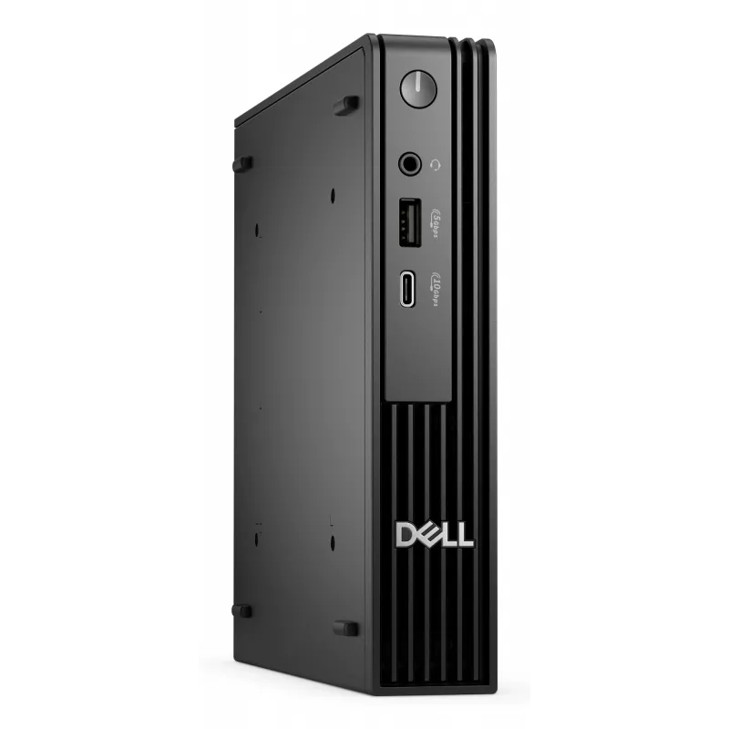 DELL Pro QCM1250 Intel Core Ultra 5 235T 16 GB DDR5-SDRAM 512 GB SSD Ubuntu Linux Micro PC Mini PC Melns