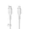 USB-C uz USB-C/Lightning kabelis Belkin CAA009BT2MWH, 2 m, balts