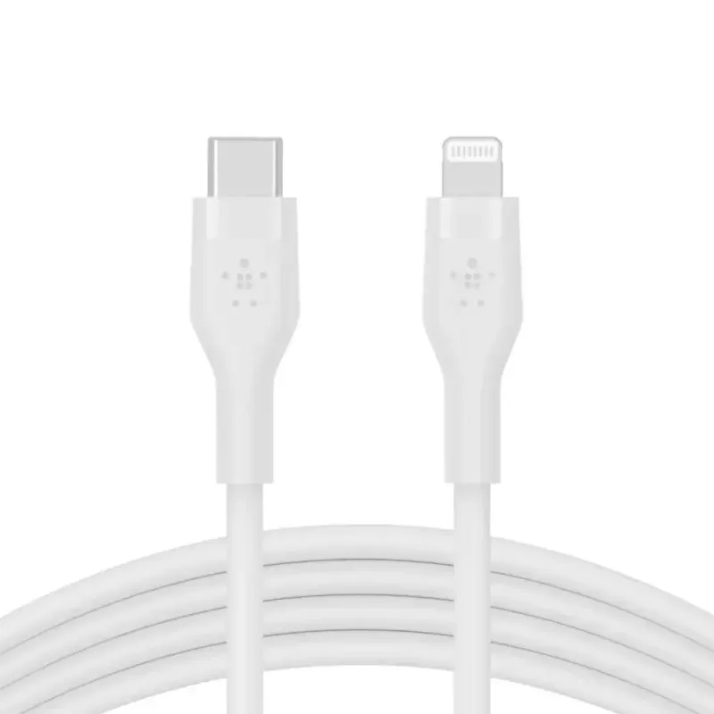USB-C uz USB-C/Lightning kabelis Belkin CAA009BT2MWH, 2 m, balts