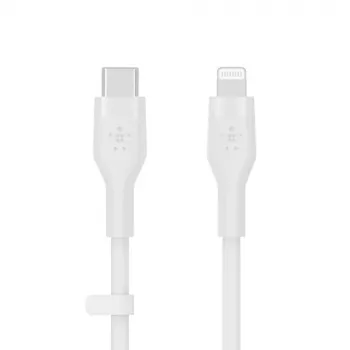 USB-C uz USB-C/Lightning kabelis Belkin CAA009BT2MWH, 2 m, balts