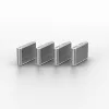 Lindy USB Type C portu bloķētāja atslēga — 4 bloķētāju iepakojums, balta