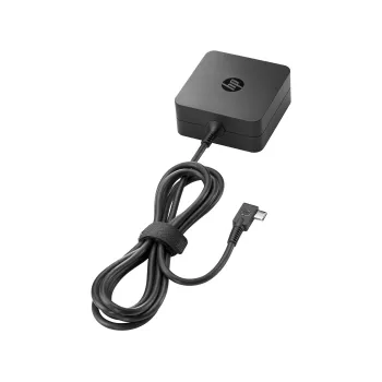 HP 45W USB Type-C maiņstrāvas adapteris strāvas padevei/invertoram iekštelpām melns